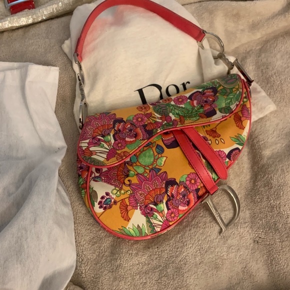 Dior Handbags - Vintage Christian Dior Saddle bag.. authentic, limited edition
